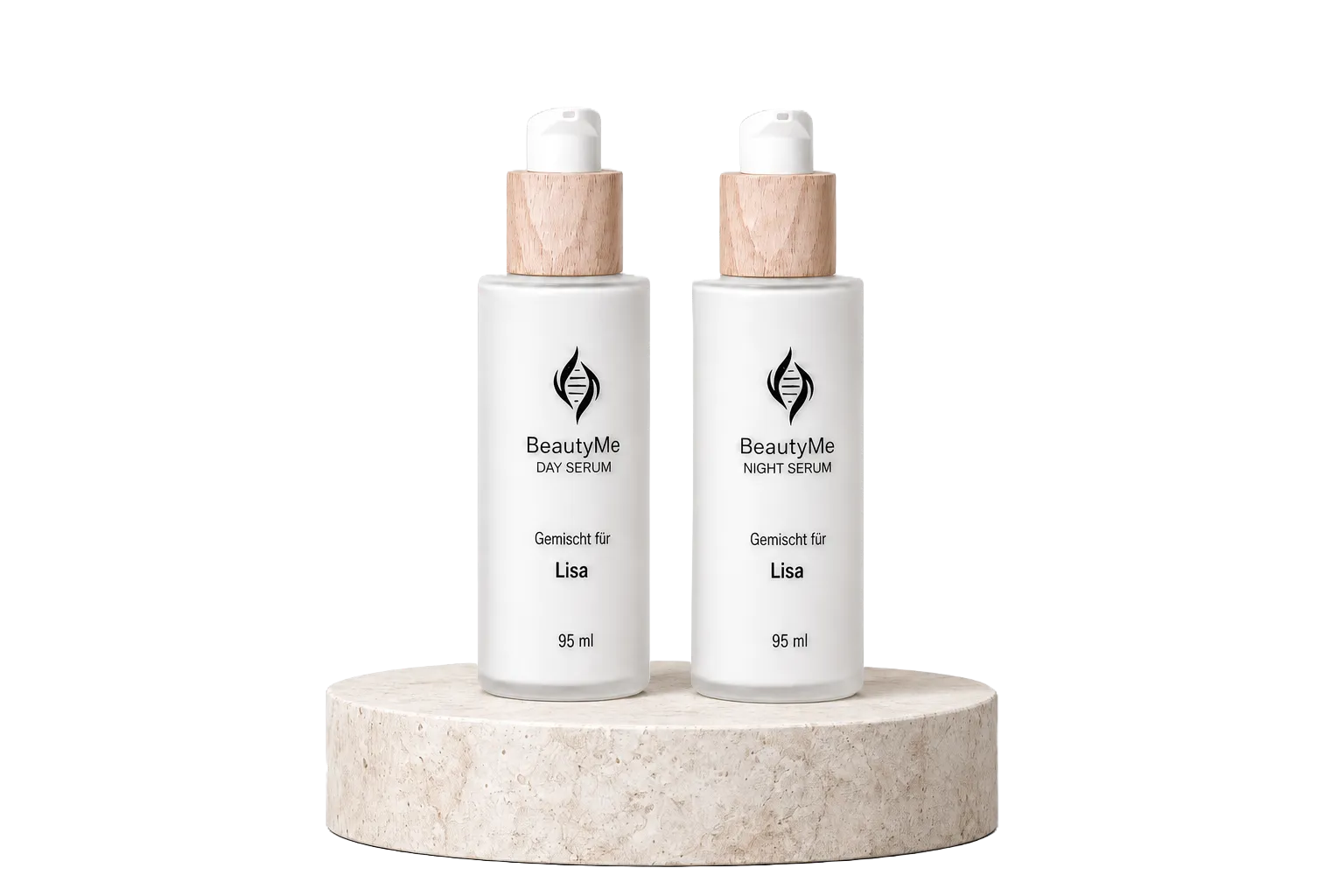 BeautyMe Serum - zwei individuell gemischte Flaschen